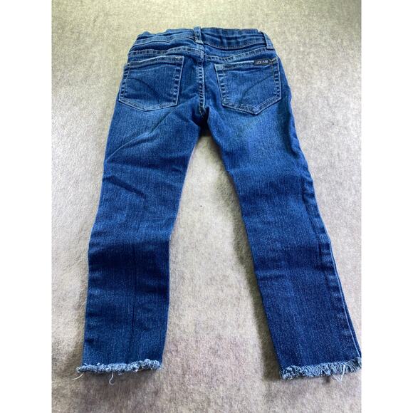 Joe's Jeans Skinny Distressed Adjustable Waist Blue Jeans Size 5 - Picture 2 of 8